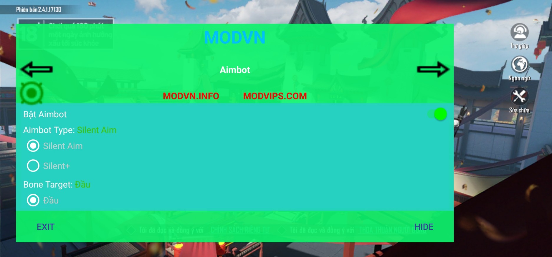 [<b>ANDROID</b>] HACK PUBG (NONROOT  MODVN) - ESP AIMBOT VIP